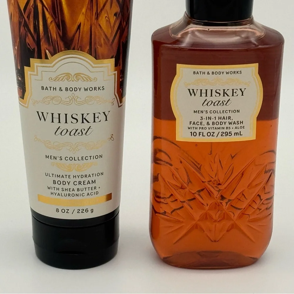 Bath & Body Works Whiskey Toast Men’s Body Wash and Lotion Set NWT